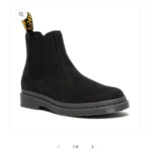 Dr. Martens 2976 Mono Milled Nubuck Leather Chelsea Boots Size 8